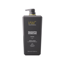Маска от пушистости iAM4u iSmooth интенсивная для гладких и блестящих волос с маслом льна – 1000 мл